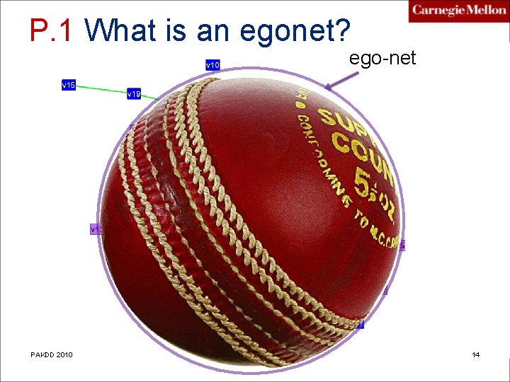 P. 1 What is an egonet? ego-net ego PAKDD 2010 Akoglu, Mc. Glohon, Faloutsos