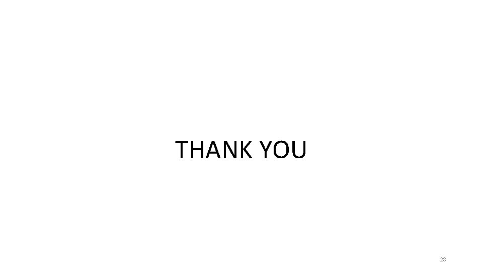 THANK YOU 28 