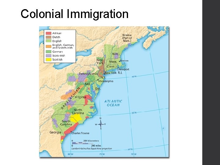 Colonial Immigration 