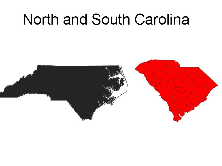 North and South Carolina 