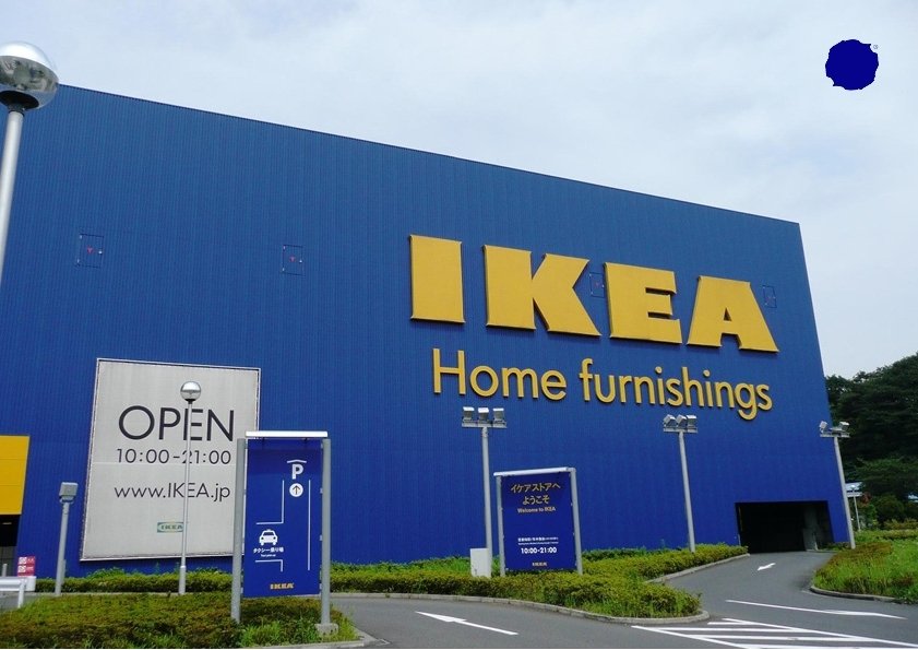 Ikea (their logo or a pic of their store) 
