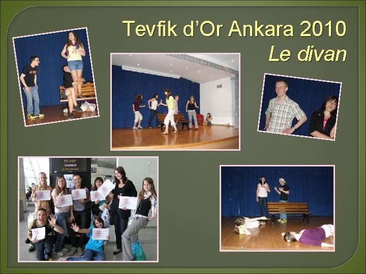 Tevfik d’Or Ankara 2010 Le divan 