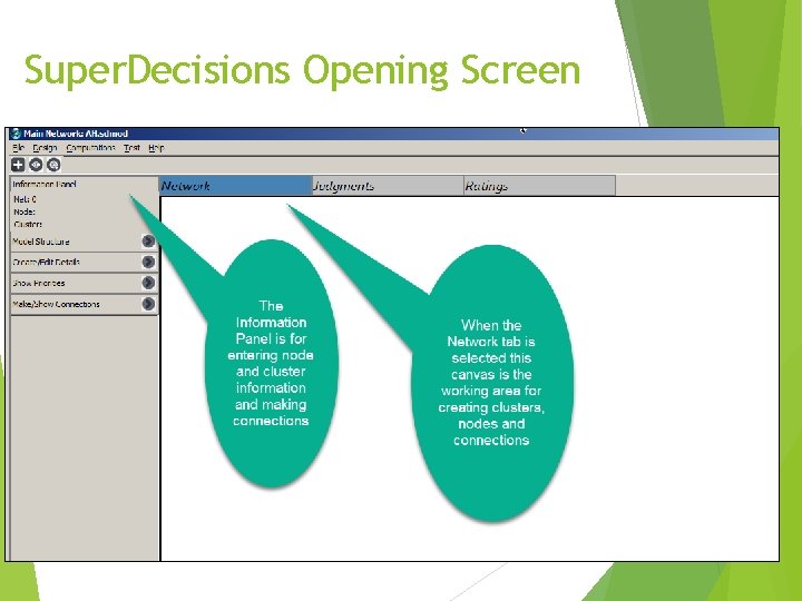 Super. Decisions Opening Screen 