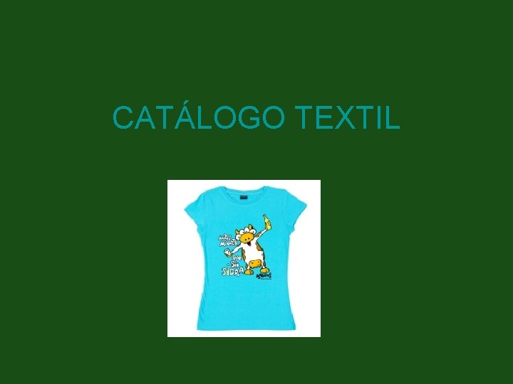 CATÁLOGO TEXTIL 