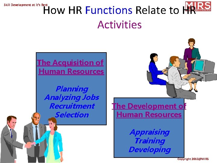 How HR Functions Relate to HR Activities Skill Development at it’s Best The Acquisition