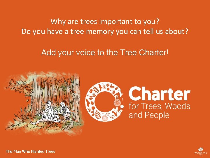 Why are trees important to you? Do you have a tree memory you can