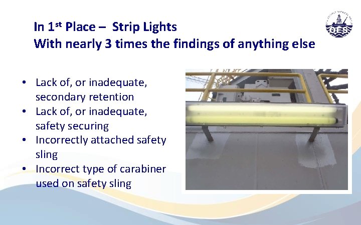 In 1 st Place – Strip Lights With nearly 3 times the findings of