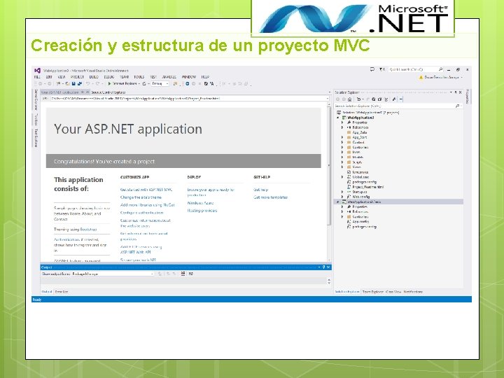 Creación y estructura de un proyecto MVC 