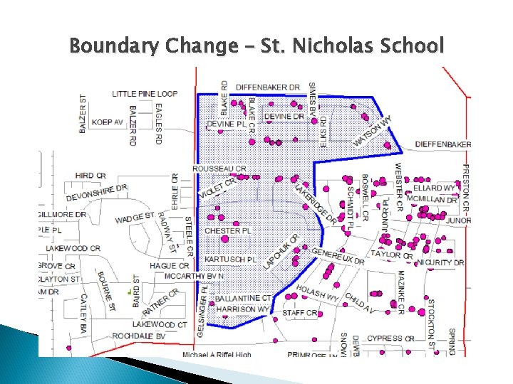 Boundary Change – St. Nicholas School 