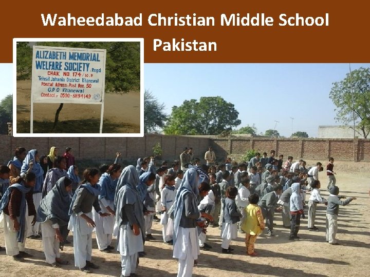 Waheedabad Christian Middle School Pakistan 