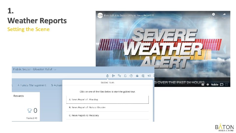 1. Weather Reports Setting the Scene 