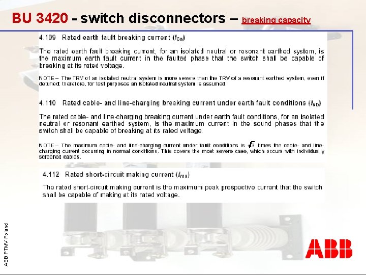ABB PTMV Poland BU 3420 - switch disconnectors – breaking capacity 