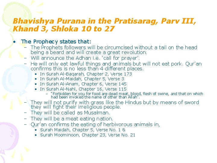 Bhavishya Purana in the Pratisarag, Parv III, Khand 3, Shloka 10 to 27 • Bhavishya Purana in the Pratisarag, Parv III, Khand 3, Shloka 10 to 27 •