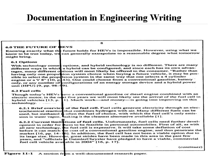 Documentation in Engineering Writing 5 