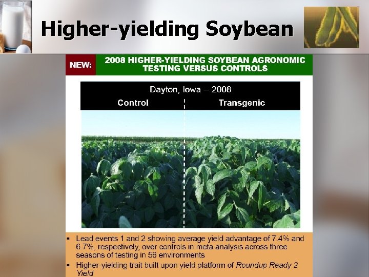 Higher-yielding Soybean 