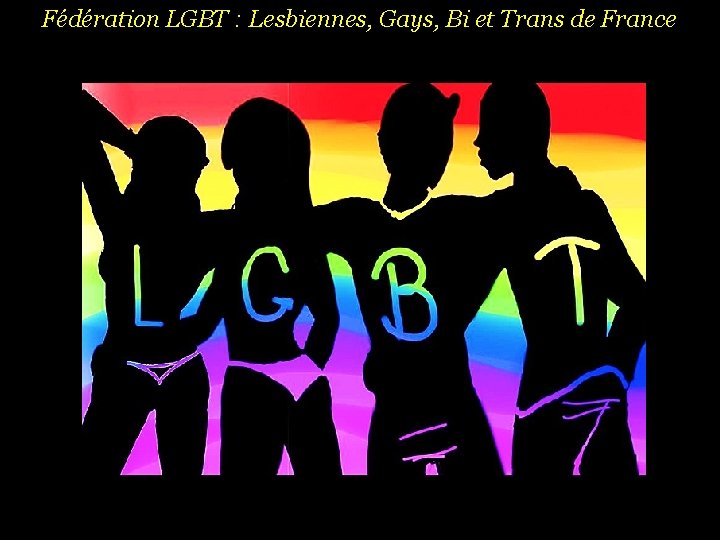 Fédération LGBT : Lesbiennes, Gays, Bi et Trans de France . 