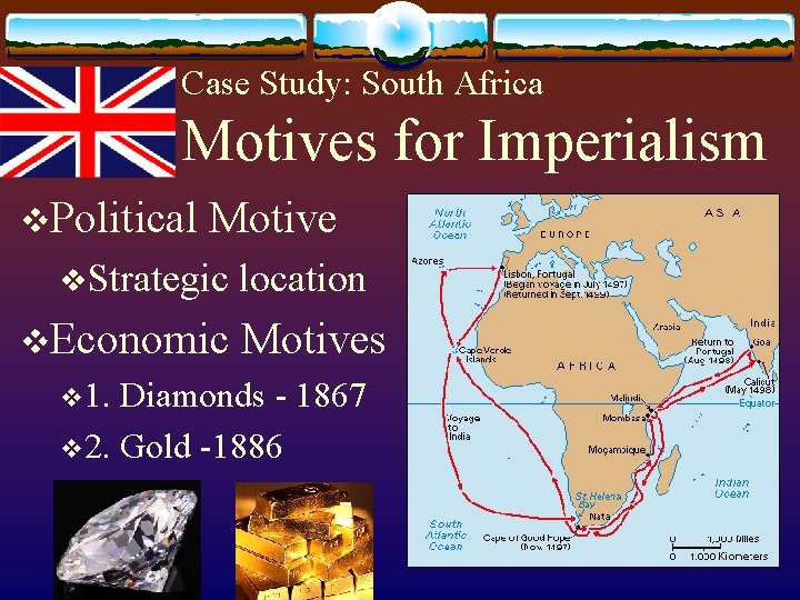 Case Study: South Africa Motives for Imperialism v. Political Motive v. Strategic v. Economic