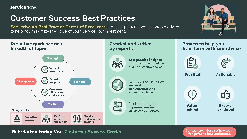 Customer Success Best Practices Service. Now’s Best Practice Center of Excellence provides prescriptive, actionable Customer Success Best Practices Service. Now’s Best Practice Center of Excellence provides prescriptive, actionable