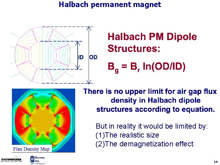 Halbach permanent magnet But in reality it would be limited by: (1)The realistic size