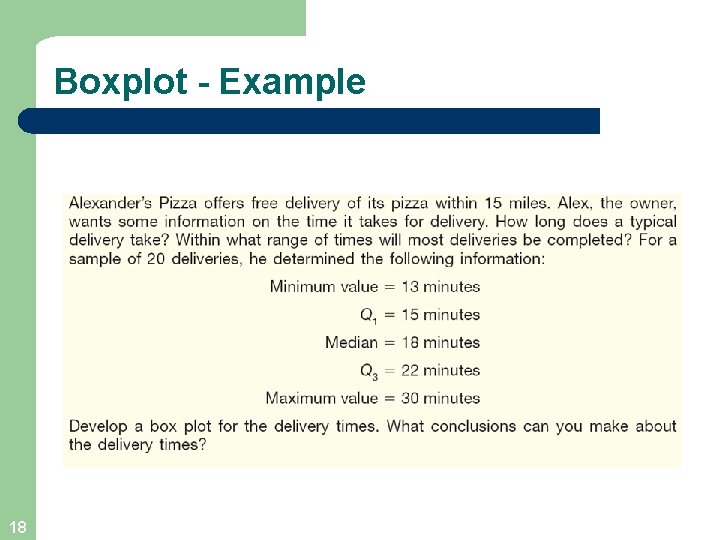 Boxplot - Example 18 