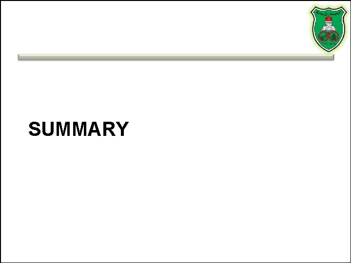 SUMMARY SUMMARY