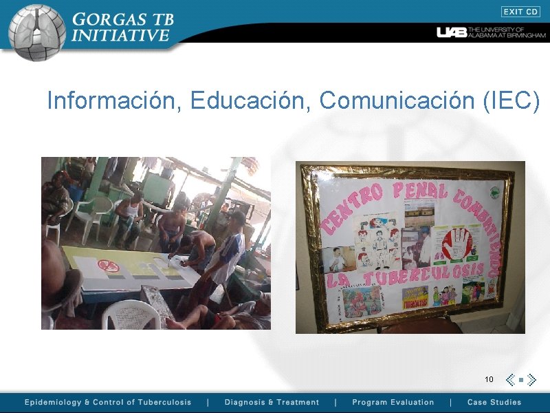 Información, Educación, Comunicación (IEC) 10 