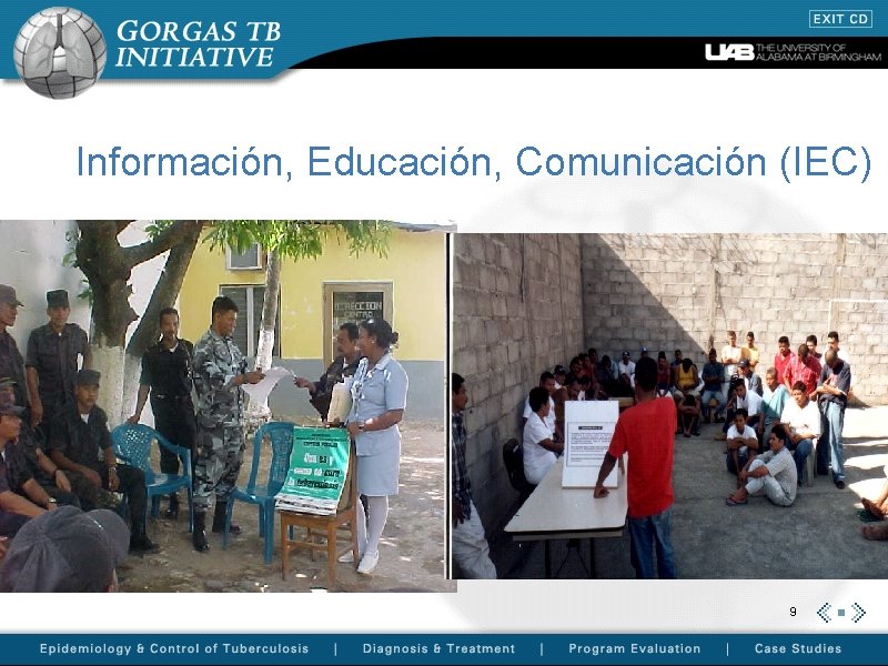 Información, Educación, Comunicación (IEC) 9 