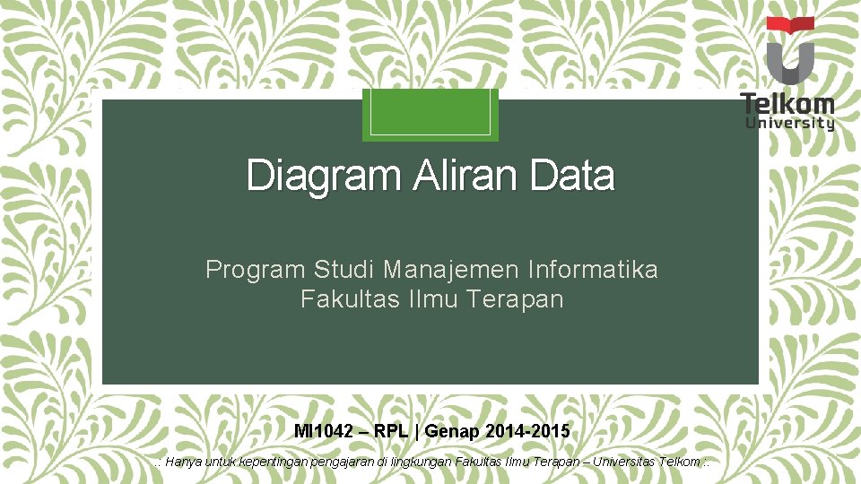 Diagram Aliran Data Program Studi Manajemen Informatika Fakultas