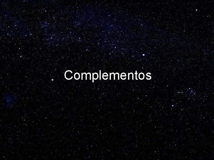 Complementos 