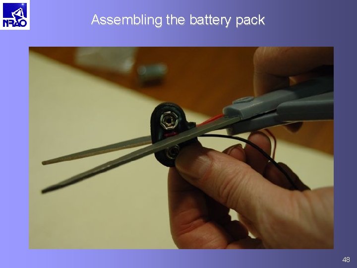 Assembling the battery pack 48 