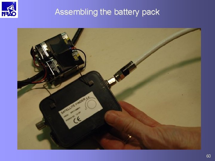 Assembling the battery pack 60 