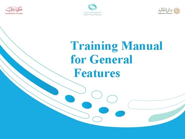 Training Manual for General Features 