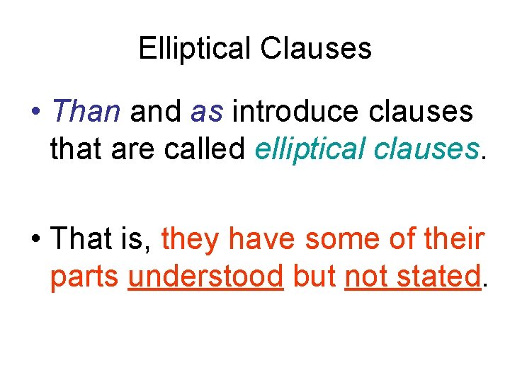 Adjective Adverb and Noun Clauses v Identifying v