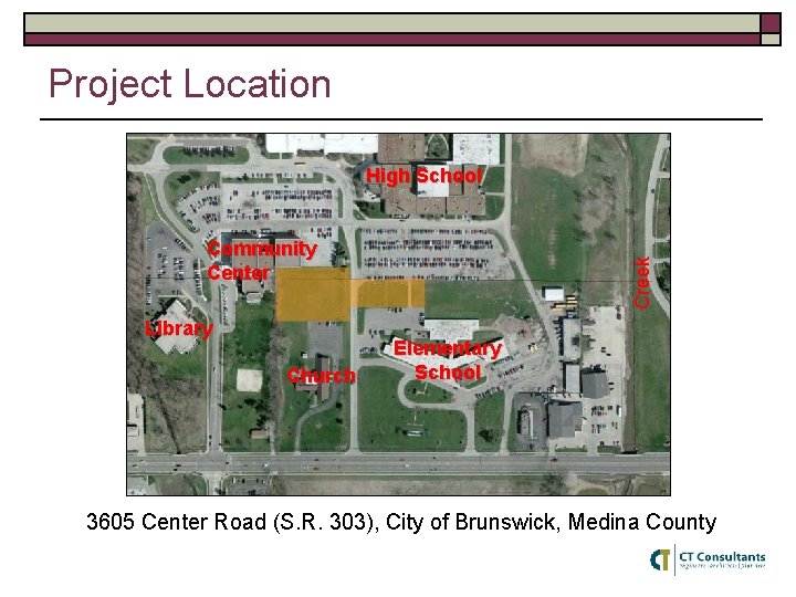 Project Location High School Library Church Creek Community Center Elementary School 3605 Center Road