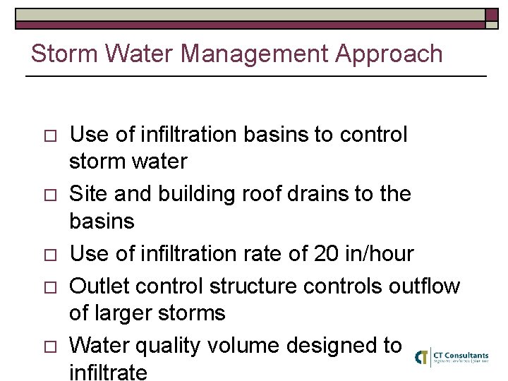 Infiltration Basins Permeable Pavement Examples and Lessons Learned