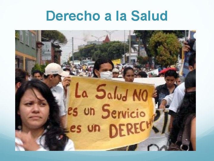 Derecho a la Salud 