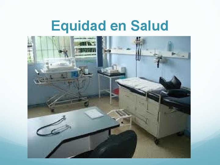 Equidad en Salud 