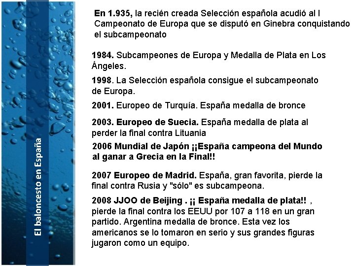 En 1. 935, la recién creada Selección española acudió al I Campeonato de Europa