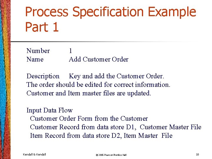 Process Specification Example Part 1 Number Name 1 Add Customer Order Description Key and Process Specification Example Part 1 Number Name 1 Add Customer Order Description Key and