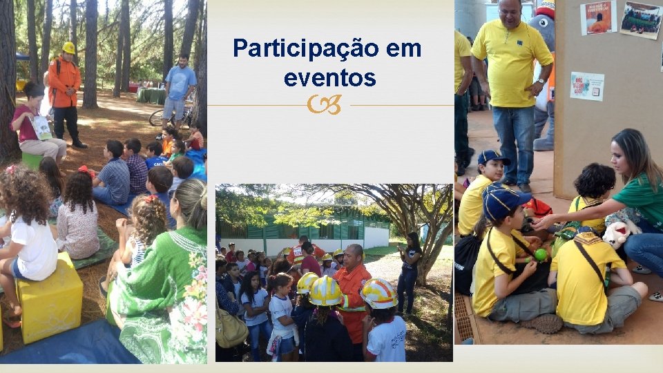 Participação em eventos 