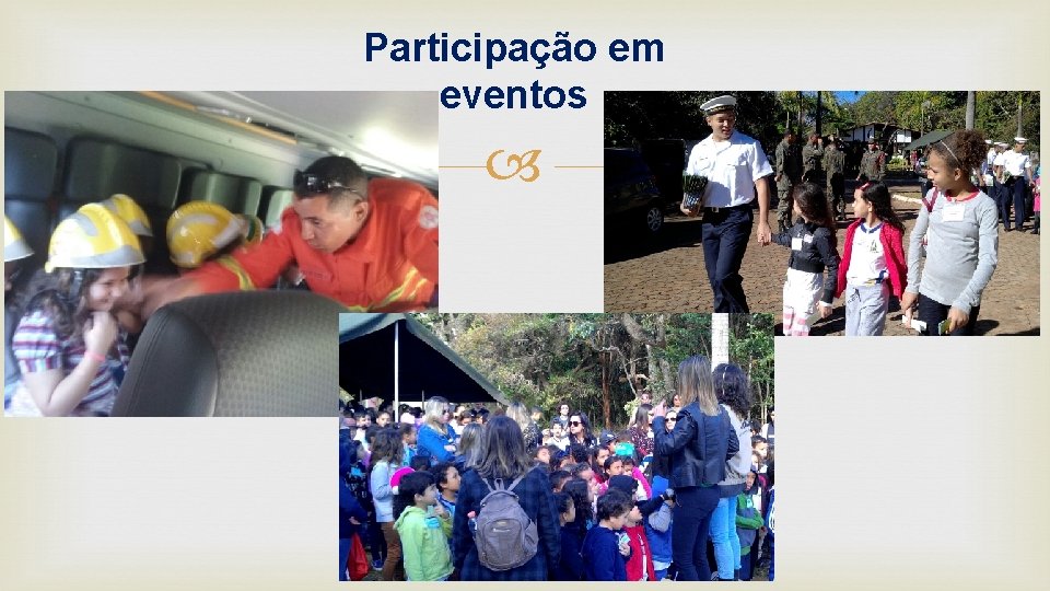 Participação em eventos 