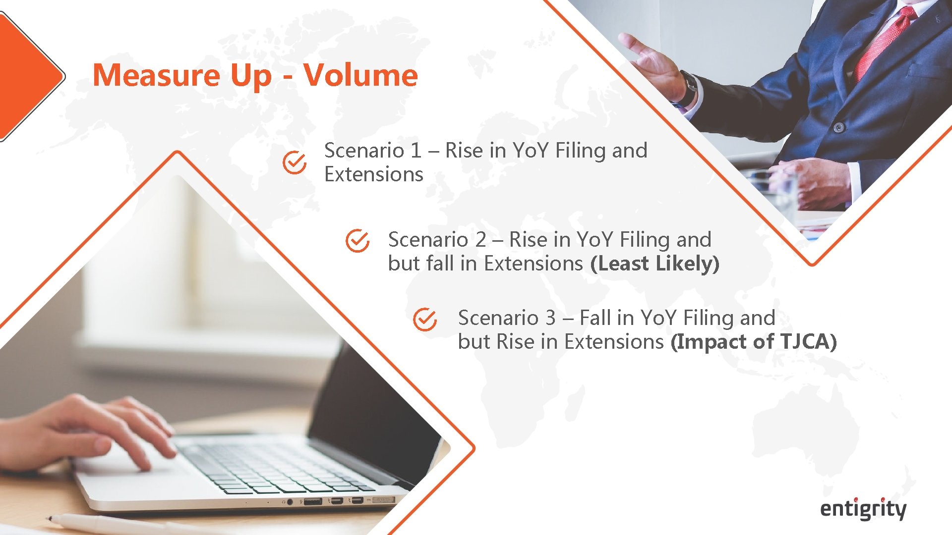 Measure Up - Volume Scenario 1 – Rise in Yo. Y Filing and Extensions
