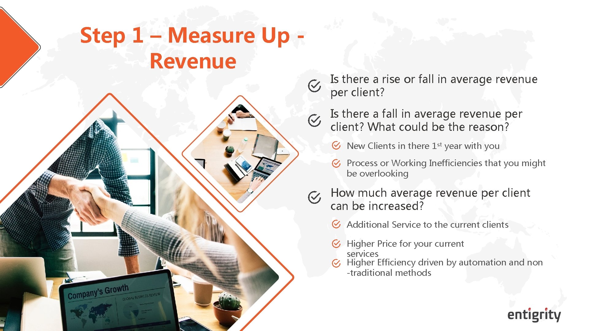 Step 1 – Measure Up - Revenue Is there a rise or fall in