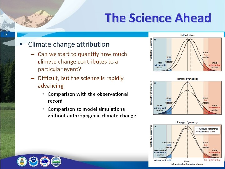 The Science Ahead 17 • Climate change attribution – Can we start to quantify