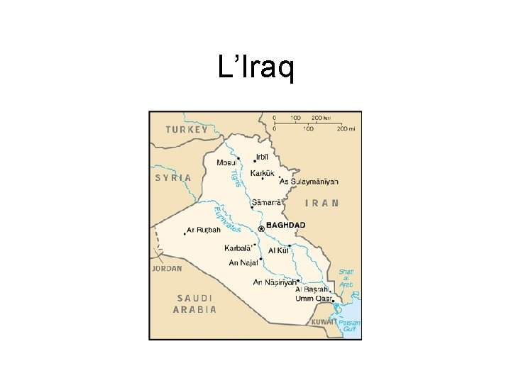 L’Iraq 