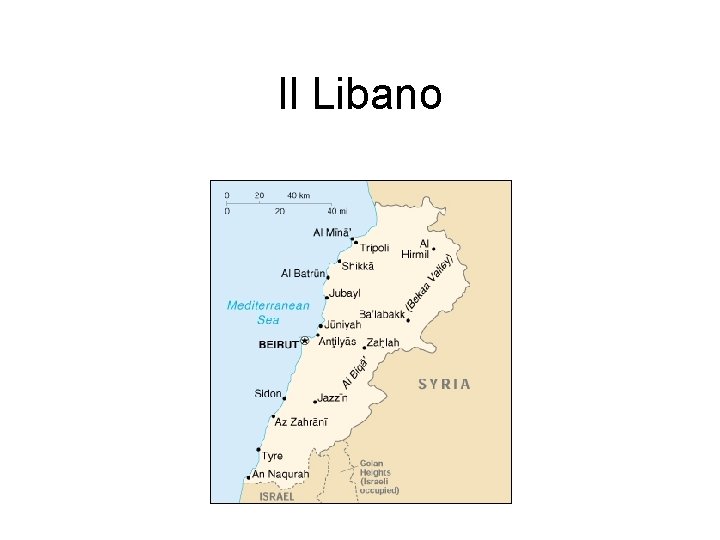 Il Libano 