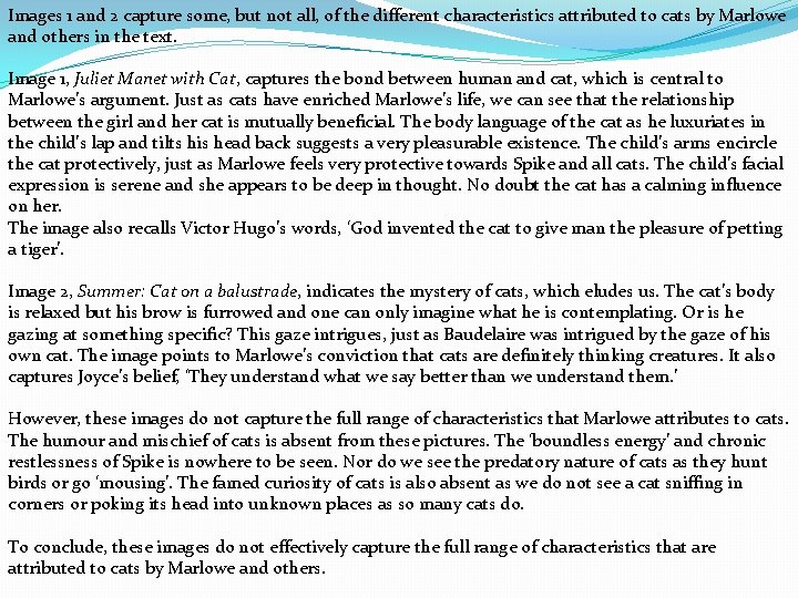 Images 1 and 2 capture some, but not all, of the different characteristics attributed