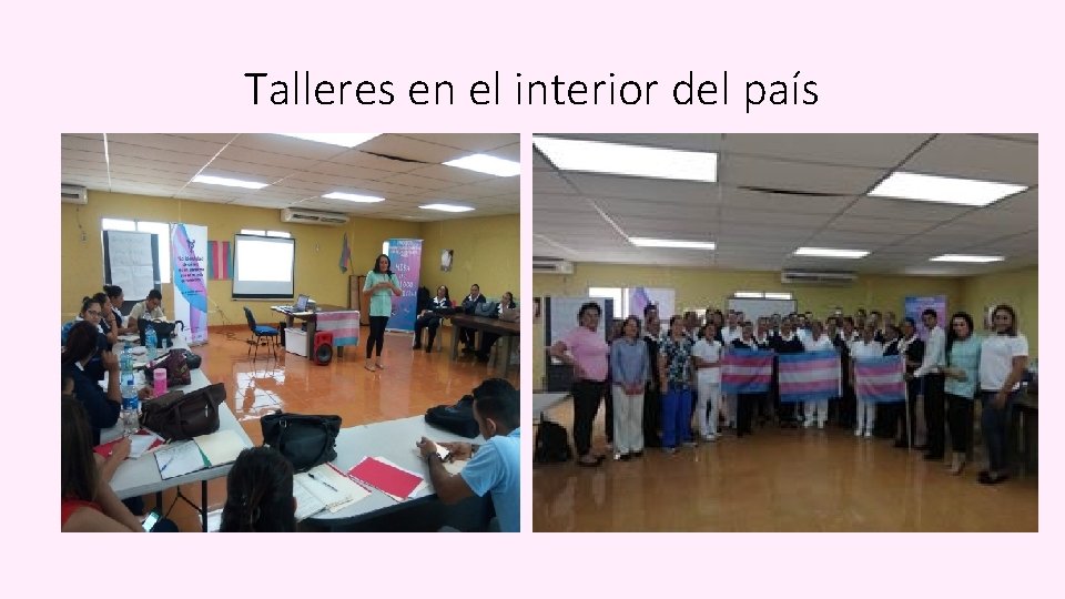 Talleres en el interior del país 