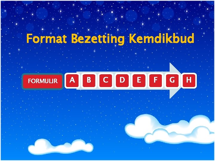 Format Bezetting Kemdikbud FORMULIR A B C D E F G H 