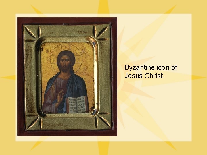 Byzantine icon of Jesus Christ. 